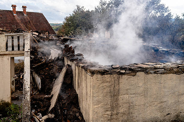 Professional Fire Damage Removal technician working in Bradenton, FL
